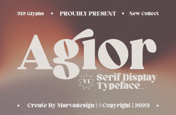 Agior: A Serif Font for Editorial Design