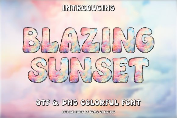 Blazing Sunset Font: A Warm Editorial Choice