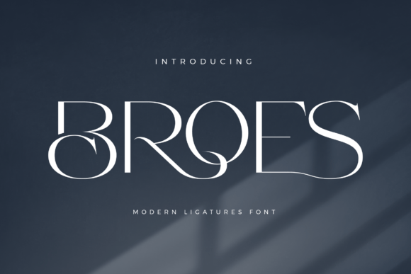 Broes Font: A Minimalist Typeface for Modern Web Design