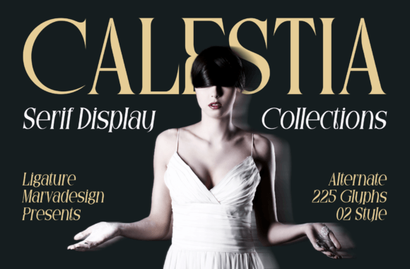 Calestia: A Condensed Serif Font for Modern Web Design