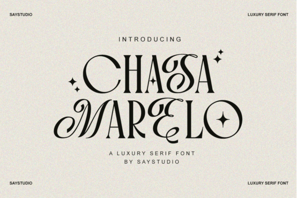 Chasa Marelo: A Serif Font for Elegant Branding