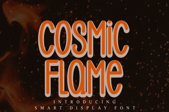 Cosmic Flame: A Display Font for Editorial Elegance