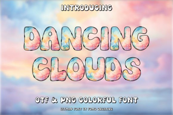 Dancing Clouds: A Color Font for Modern Web Design