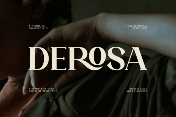 Derosa Typeface: Elegant Serif for Editorial Design