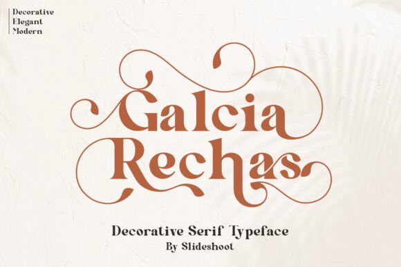Galcia Rechas: A Serif Font for Digital Elegance