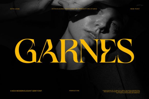Garnes: A Serif Font for Editorial Design