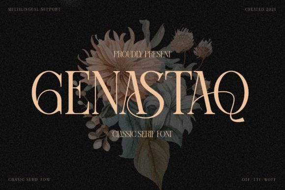 Genastaq: A Timeless Serif Font for Makers