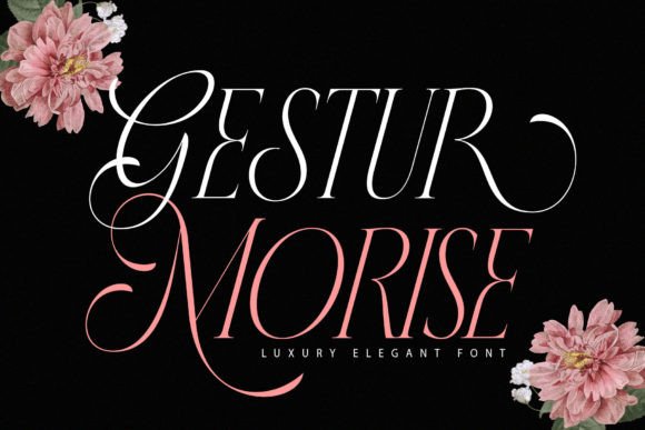 Gesture Morise: A Luxurious Serif Font for Web Design