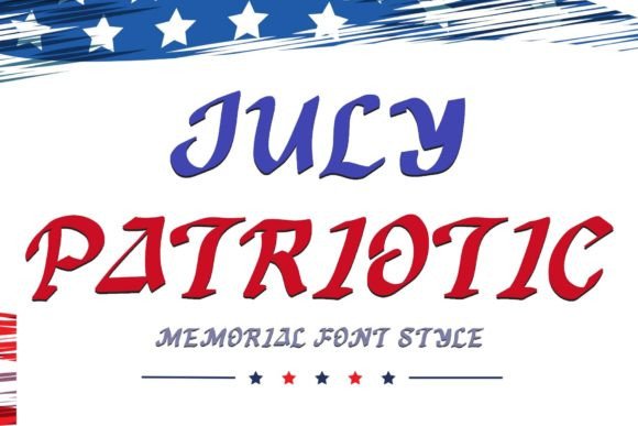 July Patriotic Font: Elevate Your Brand Identity
