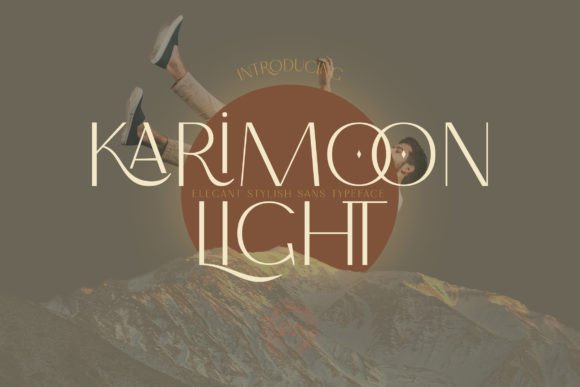 Karimoon Light Typeface for Branding