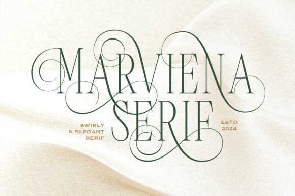Marviena: A Serif Font for Elegant Branding