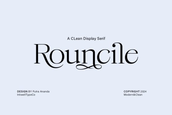 Rouncile: A Serif Font for Elegant Branding