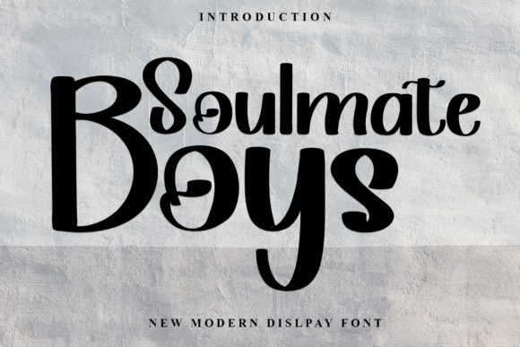 Soulmate Boys Font for Crafters