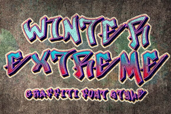 Winter Extreme Font for Crafters